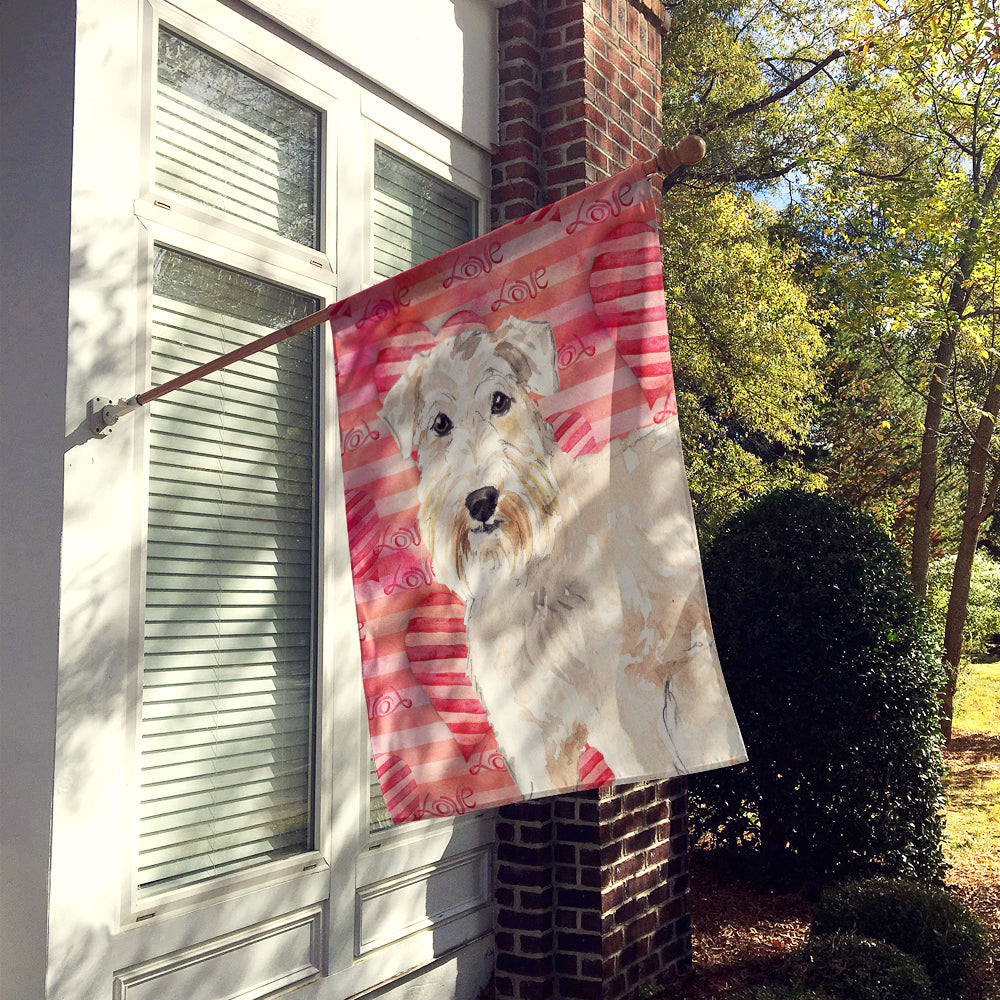 Love a Wheaten Terrier Flag Canvas House Size CK1746CHF  the-store.com.