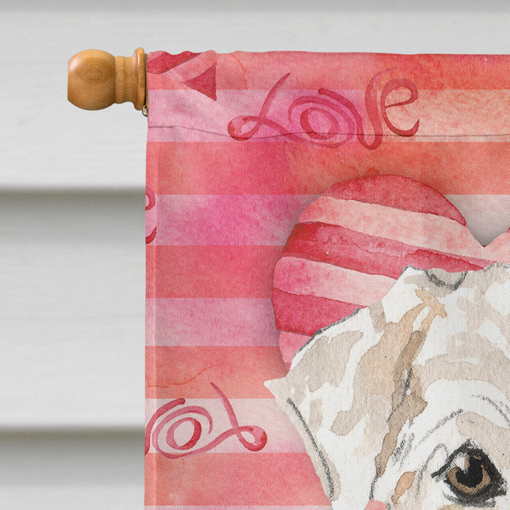 Love a Wheaten Terrier Flag Canvas House Size CK1746CHF