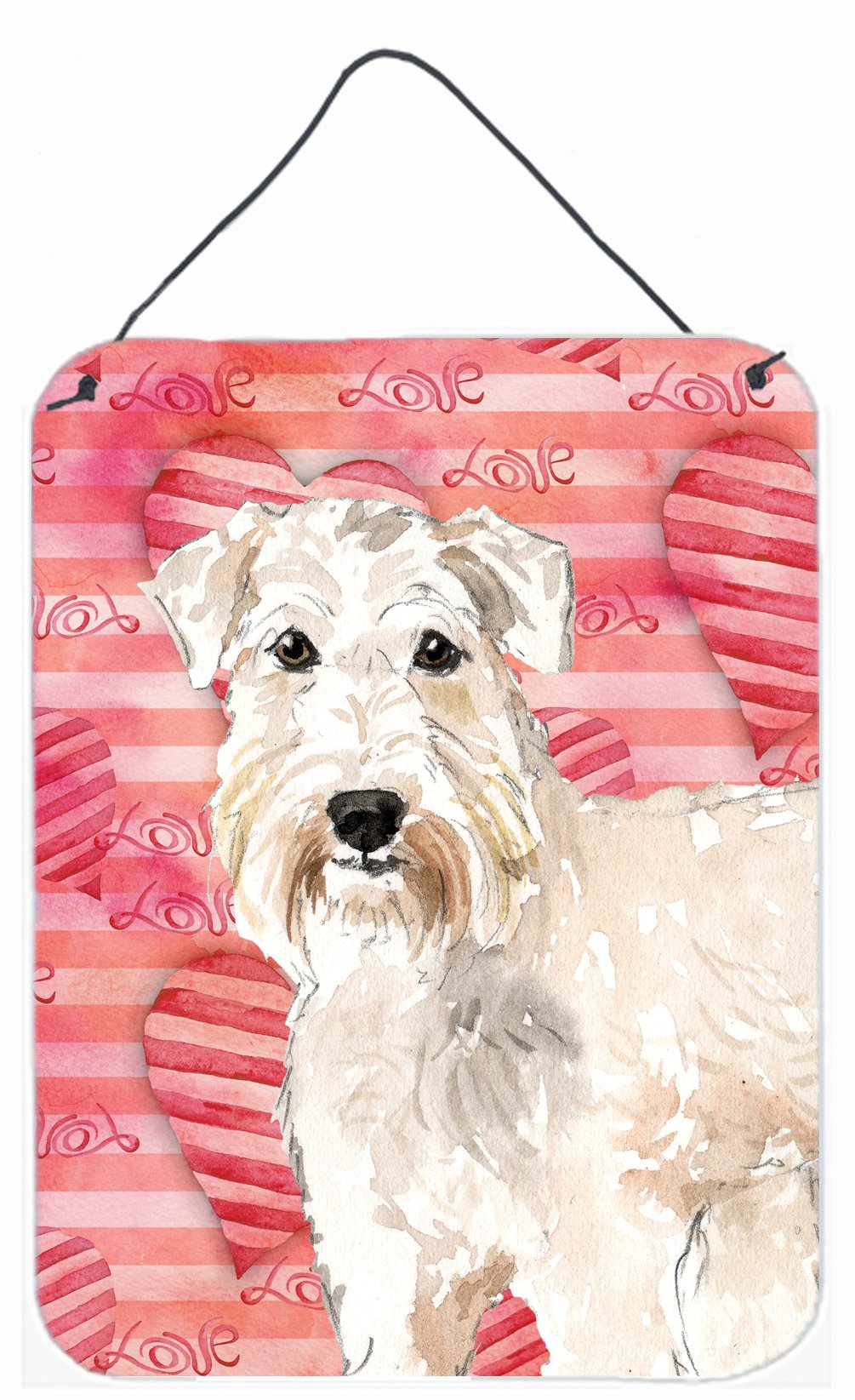 Love a Wheaten Terrier Wall or Door Hanging Prints CK1746DS1216 by Caroline&#39;s Treasures