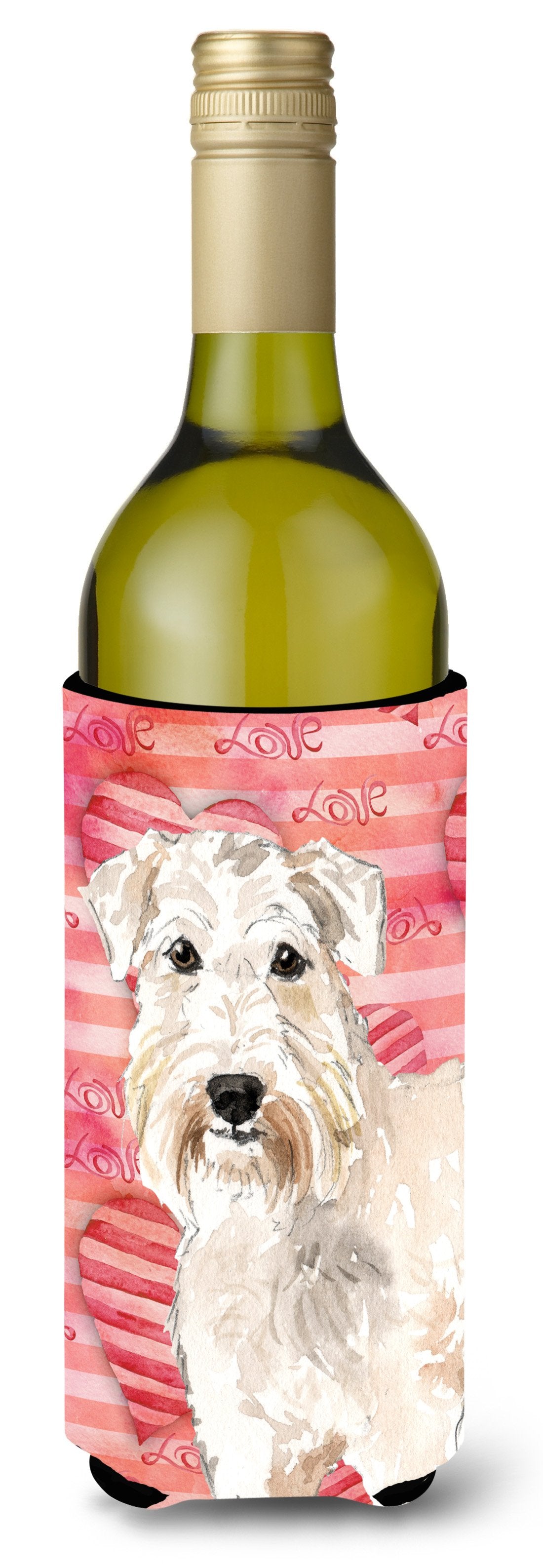 Love a Wheaten Terrier Wine Bottle Beverge Insulator Hugger CK1746LITERK by Caroline&#39;s Treasures