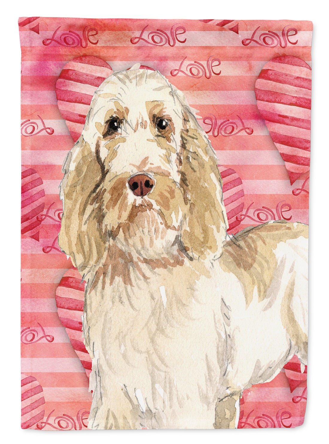 Love a Spinone Italiano Flag Canvas House Size CK1749CHF