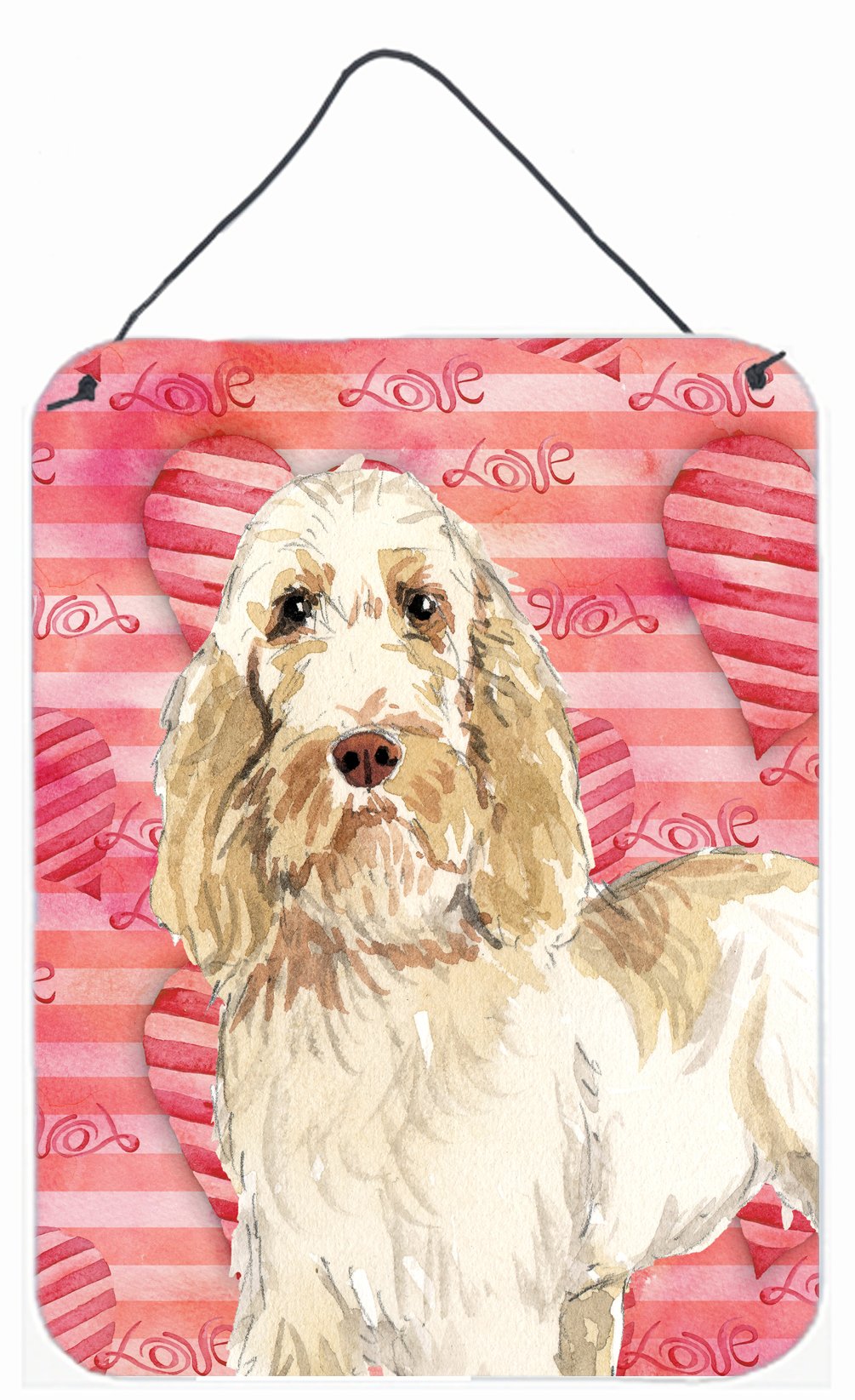 Love a Spinone Italiano Wall or Door Hanging Prints CK1749DS1216 by Caroline&#39;s Treasures