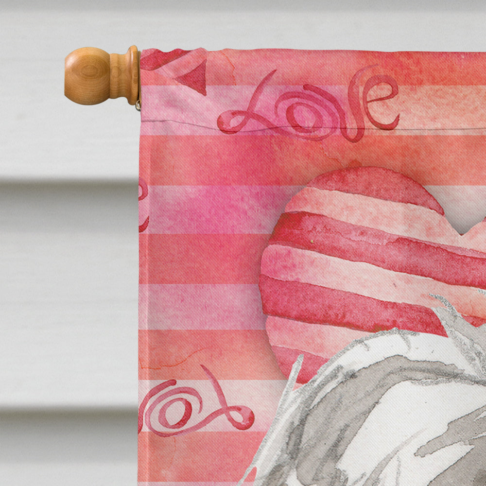 Love a Shih Tzu Puppy Flag Canvas House Size CK1751CHF  the-store.com.