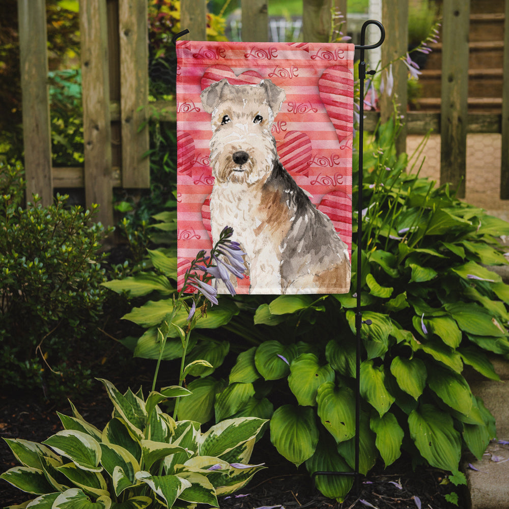 Love a Lakeland Terrier Flag Garden Size CK1762GF