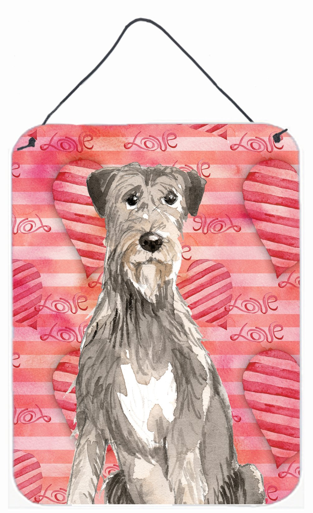 Love a Irish Wolfhound Wall or Door Hanging Prints CK1765DS1216 by Caroline&#39;s Treasures