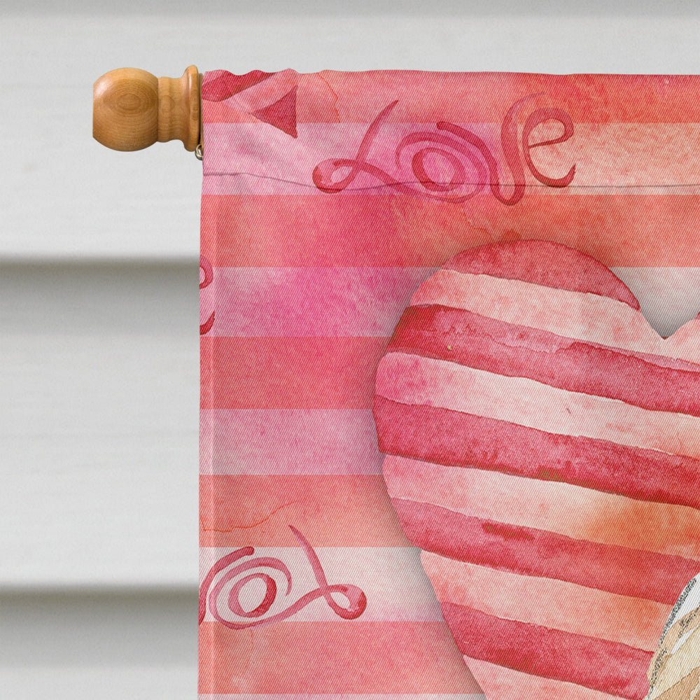 Love a Goldendoodle Flag Canvas House Size CK1768CHF  the-store.com.