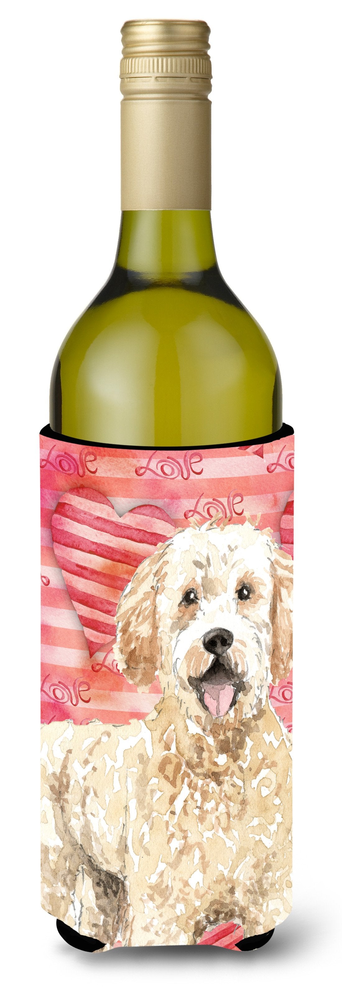 Love a Goldendoodle Wine Bottle Beverge Insulator Hugger CK1768LITERK by Caroline&#39;s Treasures