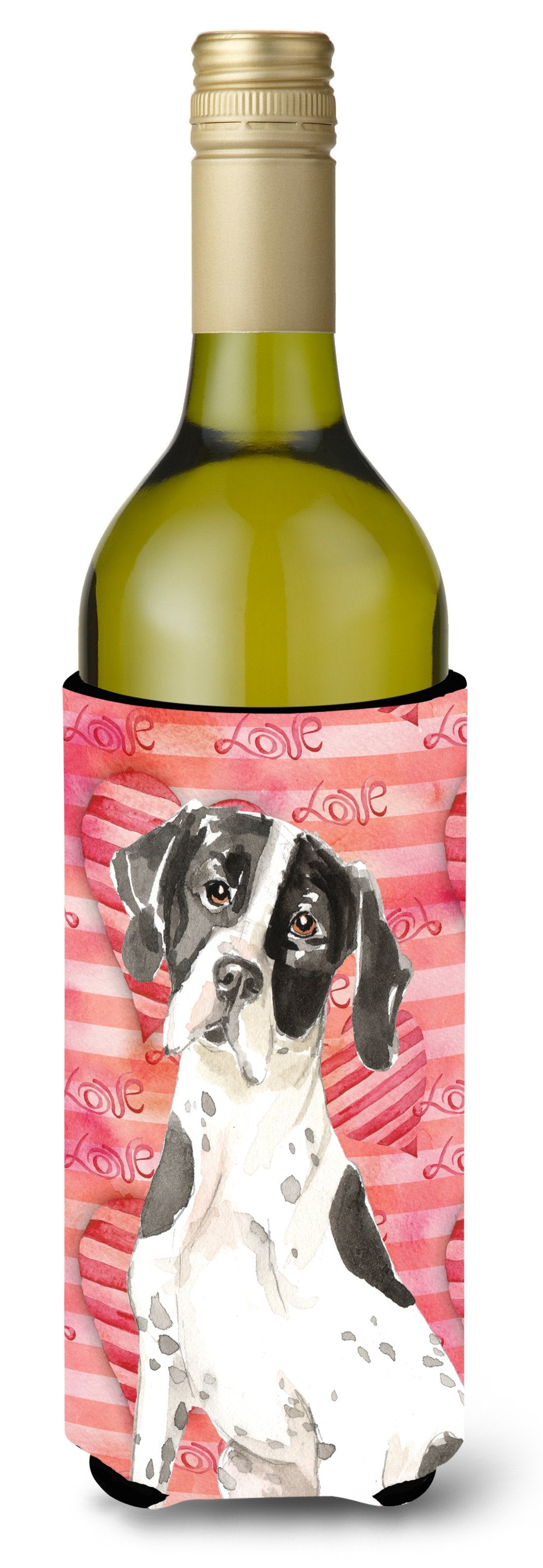 Love a English Pointer Wine Bottle Beverge Insulator Hugger CK1769LITERK by Caroline&#39;s Treasures