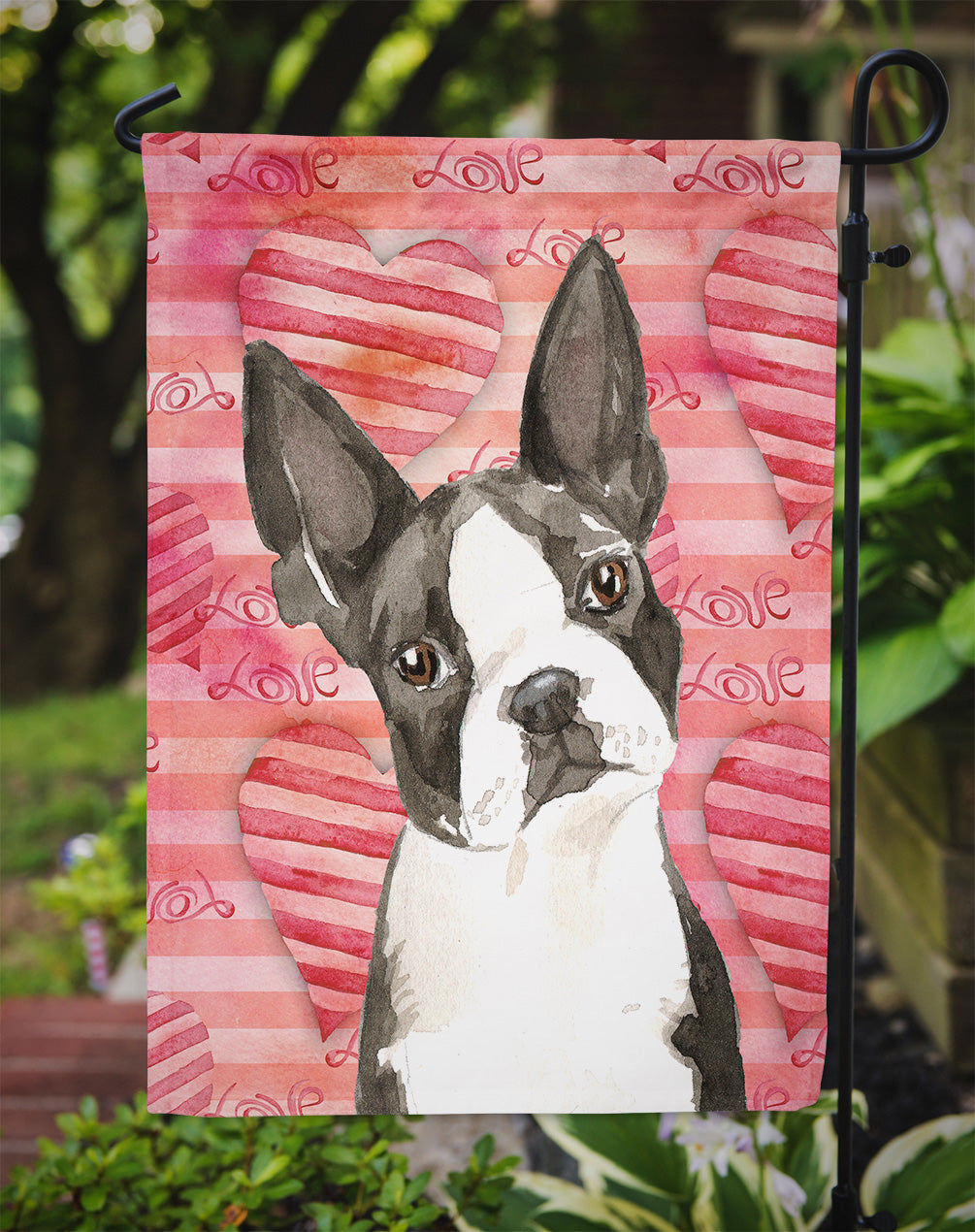 Love a Boston Terrier Flag Garden Size CK1775GF