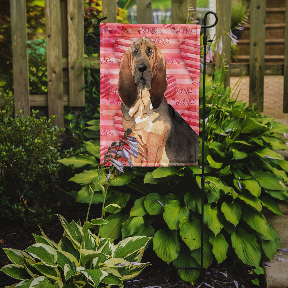 Love a Bloodhound Flag Garden Size CK1776GF  the-store.com.