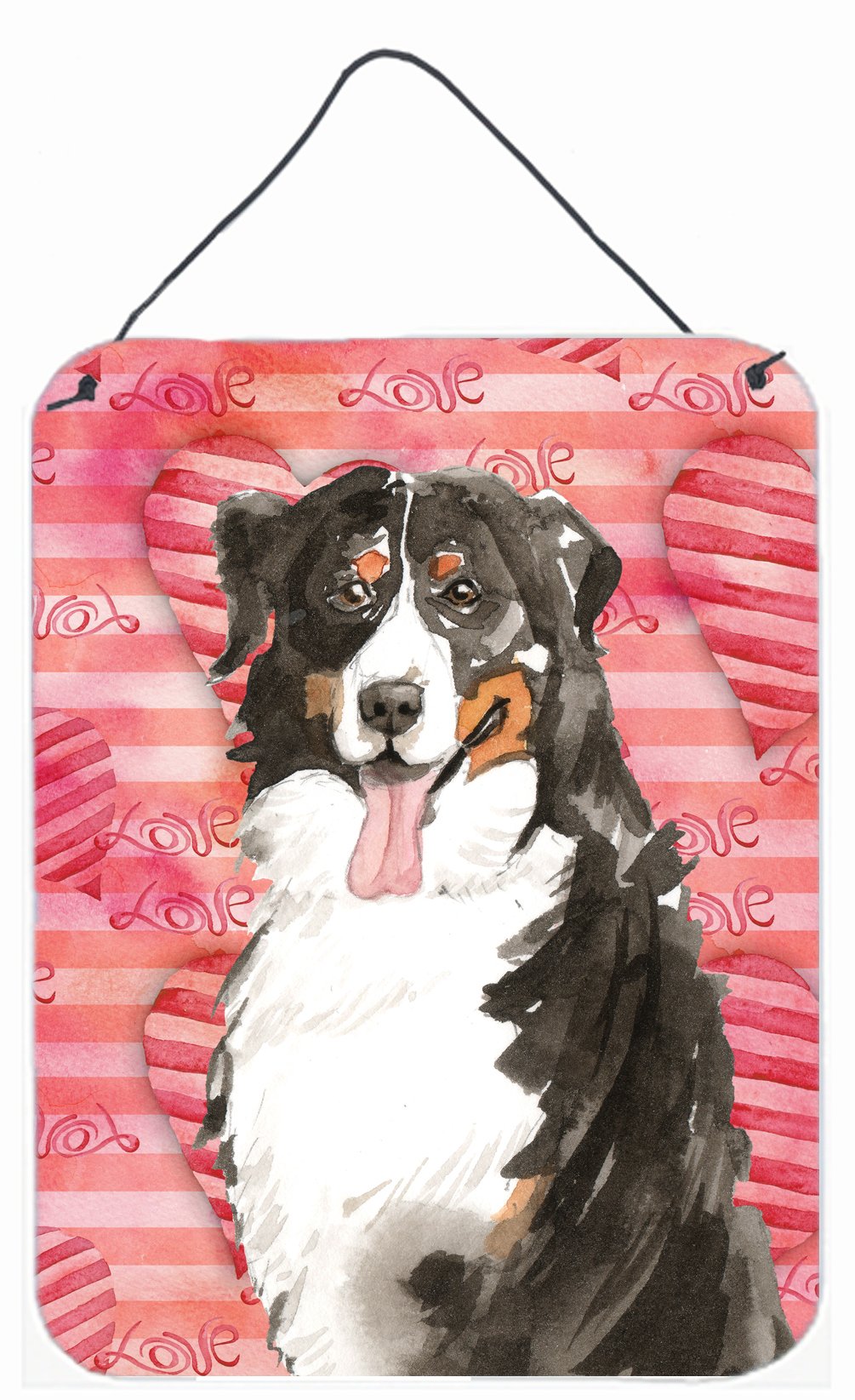 Love a Bernese Mountain Dog Wall or Door Hanging Prints CK1778DS1216 by Caroline&#39;s Treasures