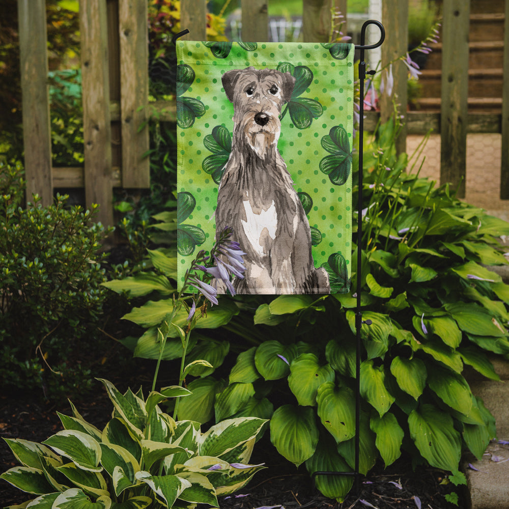 Shamrocks Irish Wolfhound Flag Garden Size CK1802GF  the-store.com.