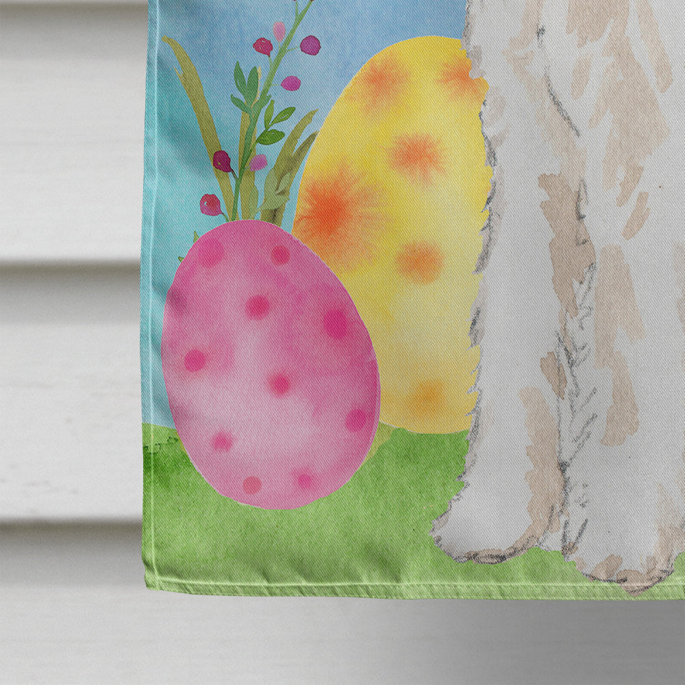 Easter Eggs Fox Terrier Flag Canvas House Size CK1892CHF