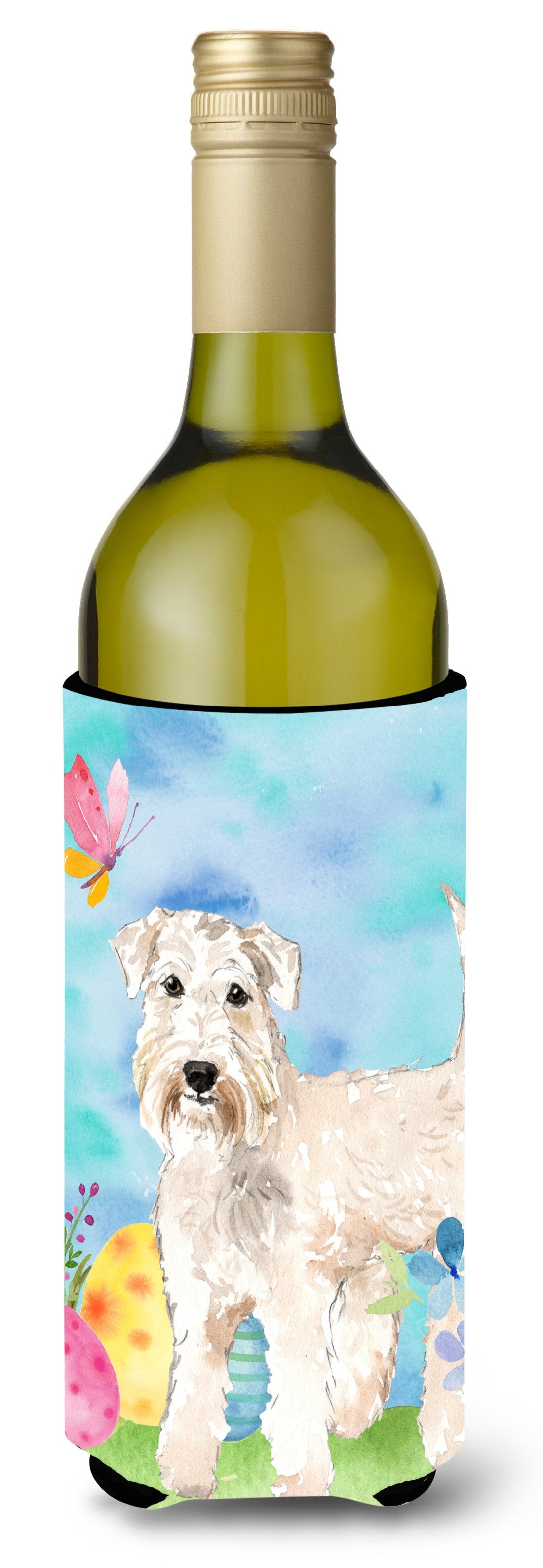 Easter Eggs Wheaten Terrier Wine Bottle Beverge Insulator Hugger CK1894LITERK by Caroline&#39;s Treasures