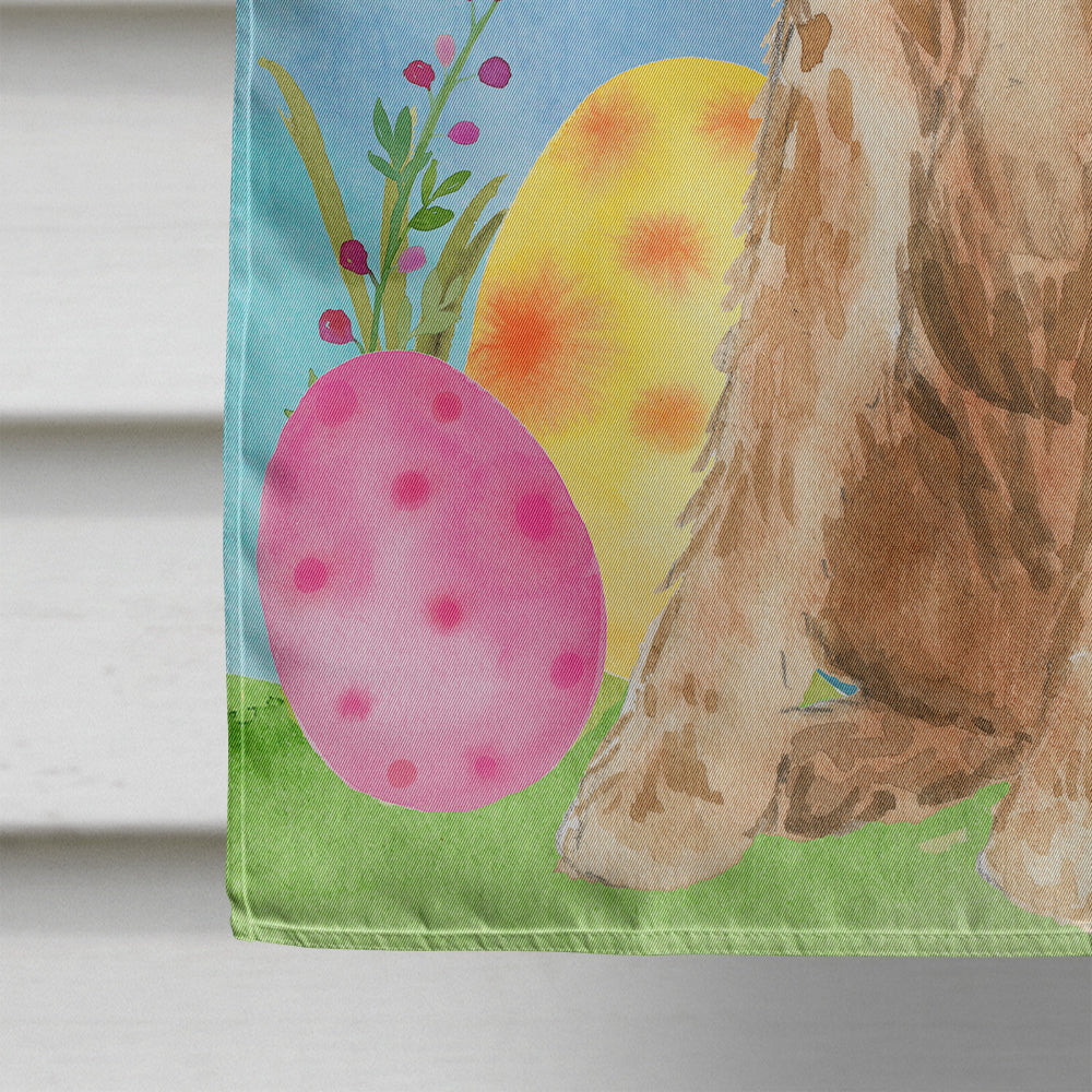 Easter Eggs Welsh Terrier Flag Canvas House Size CK1895CHF