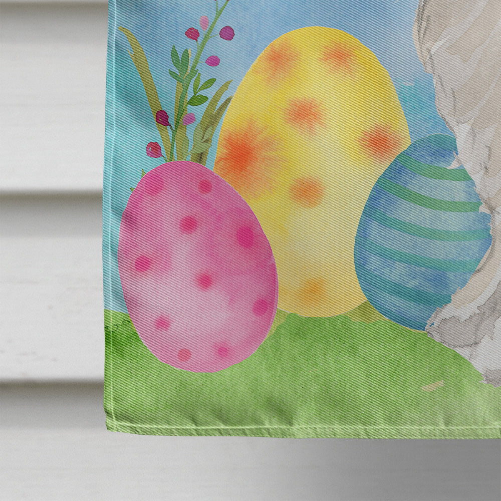 Caroline's Treasures Easter Eggs Shih Tzu Puppy Flag Canvas House Size CK1899CHF