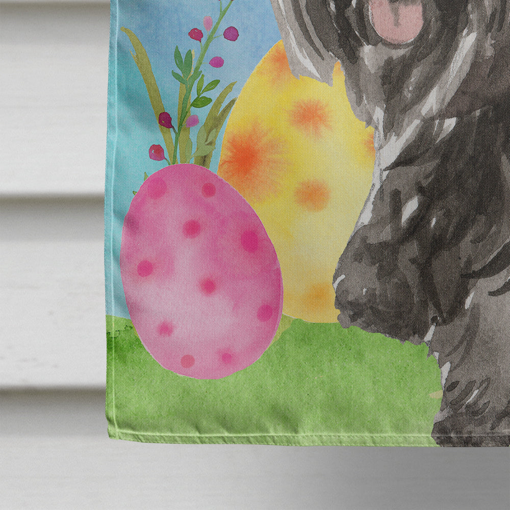 Easter Eggs Scottish Terrier Flag Canvas House Size CK1902CHF