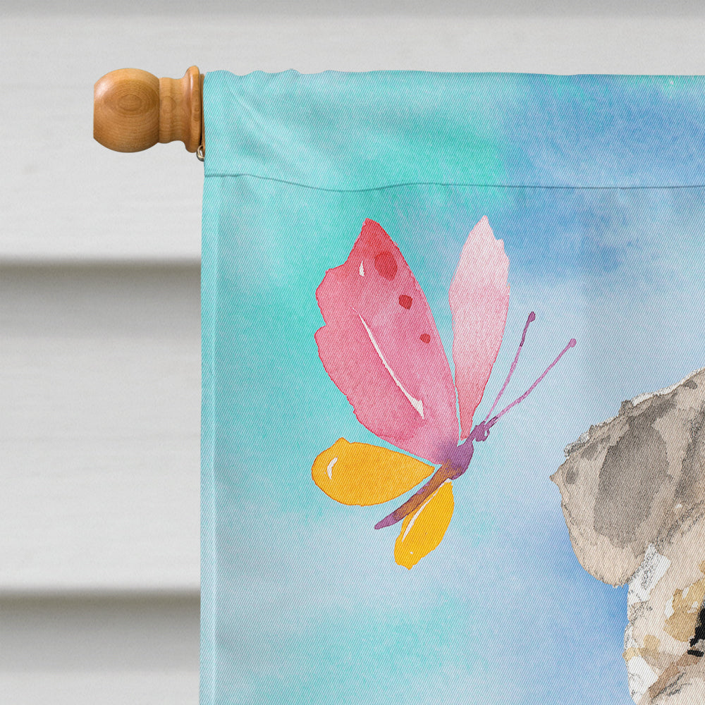 Caroline's Treasures Easter Eggs Lakeland Terrier Flag Canvas House Size CK1910CHF