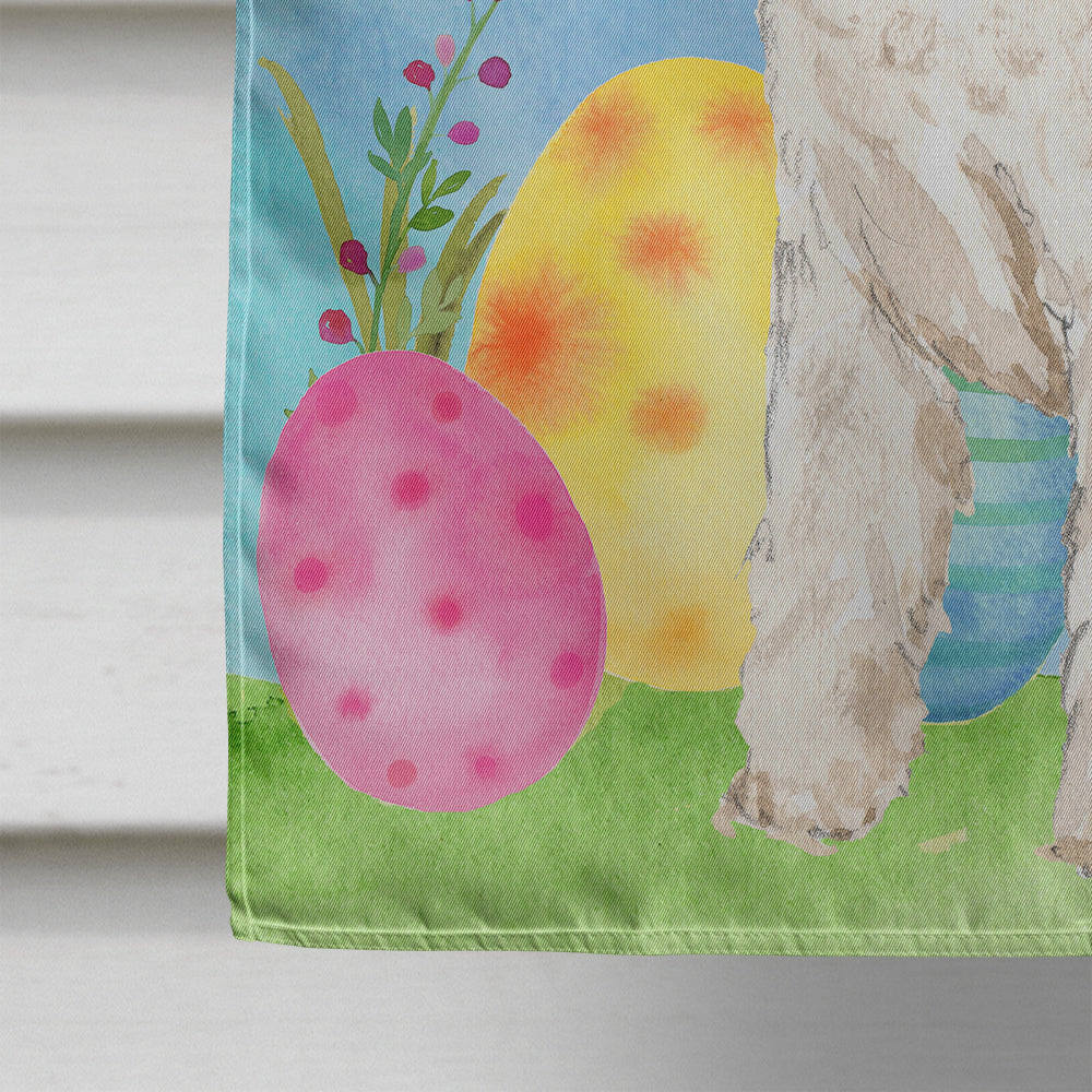 Caroline's Treasures Easter Eggs Lakeland Terrier Flag Canvas House Size CK1910CHF