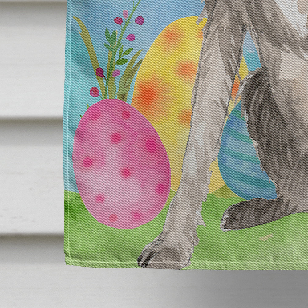 Easter Eggs Irish Wolfhound Flag Canvas House Size CK1913CHF  the-store.com.