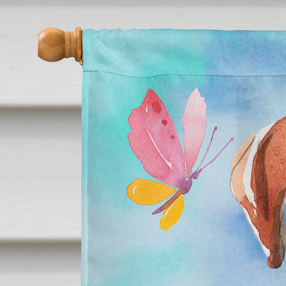 Caroline's Treasures Easter Eggs Vizsla Flag Canvas House Size CK1914CHF