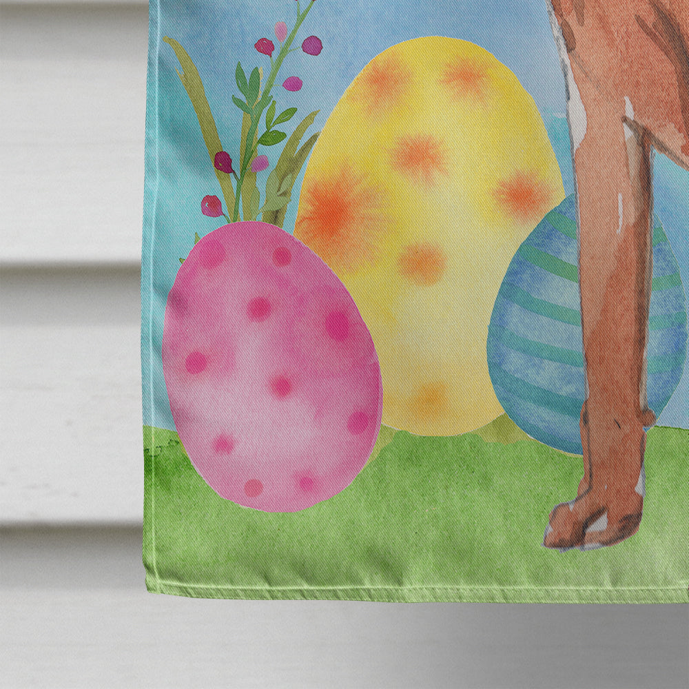Caroline's Treasures Easter Eggs Vizsla Flag Canvas House Size CK1914CHF
