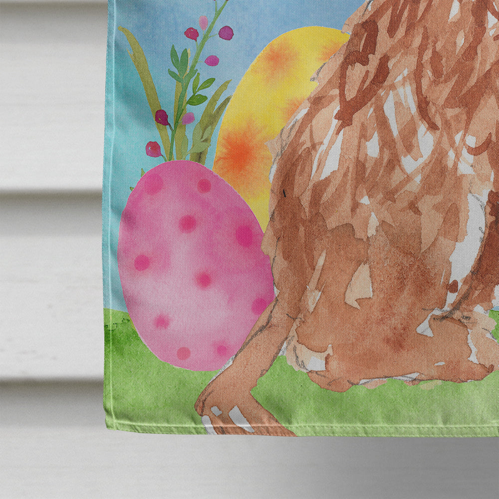 Easter Eggs Cavapoo Flag Canvas House Size CK1918CHF  the-store.com.