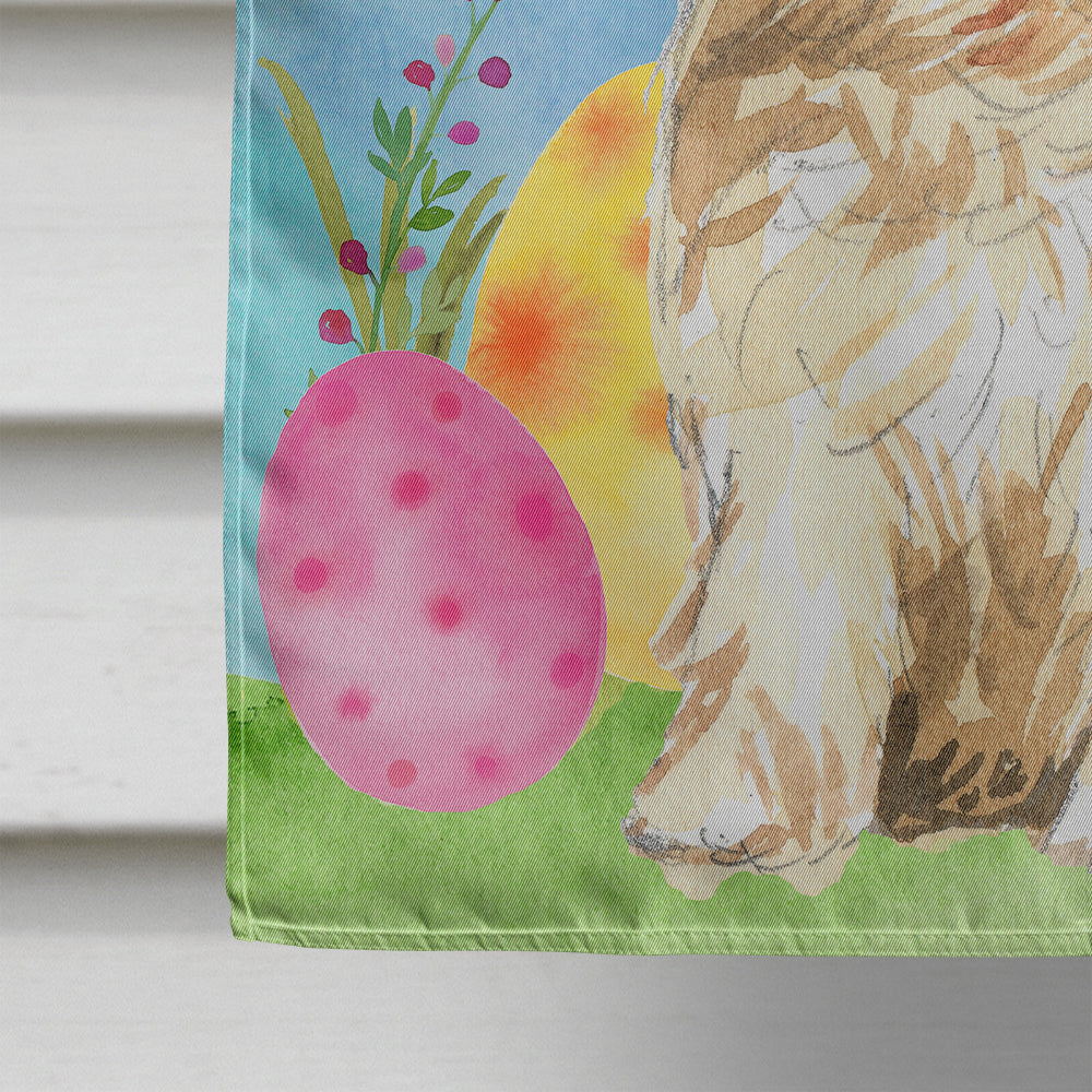Easter Eggs Cairn Terrier Flag Canvas House Size CK1920CHF