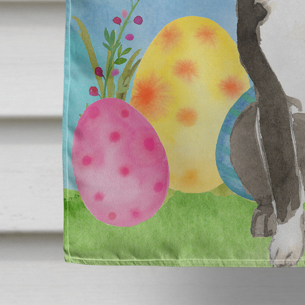 Easter Eggs Boston Terrier Flag Canvas House Size CK1923CHF