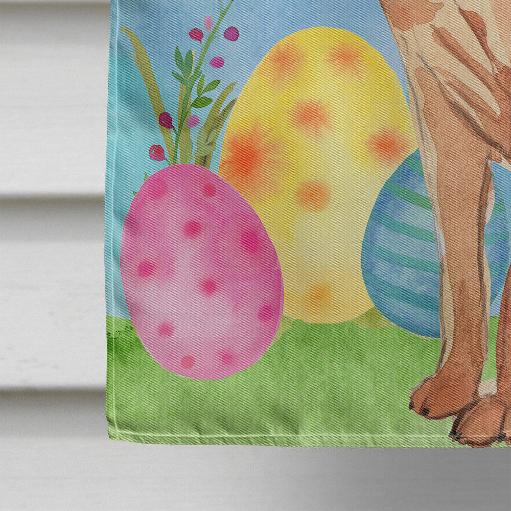 Easter Eggs Bloodhound Flag Canvas House Size CK1924CHF  the-store.com.