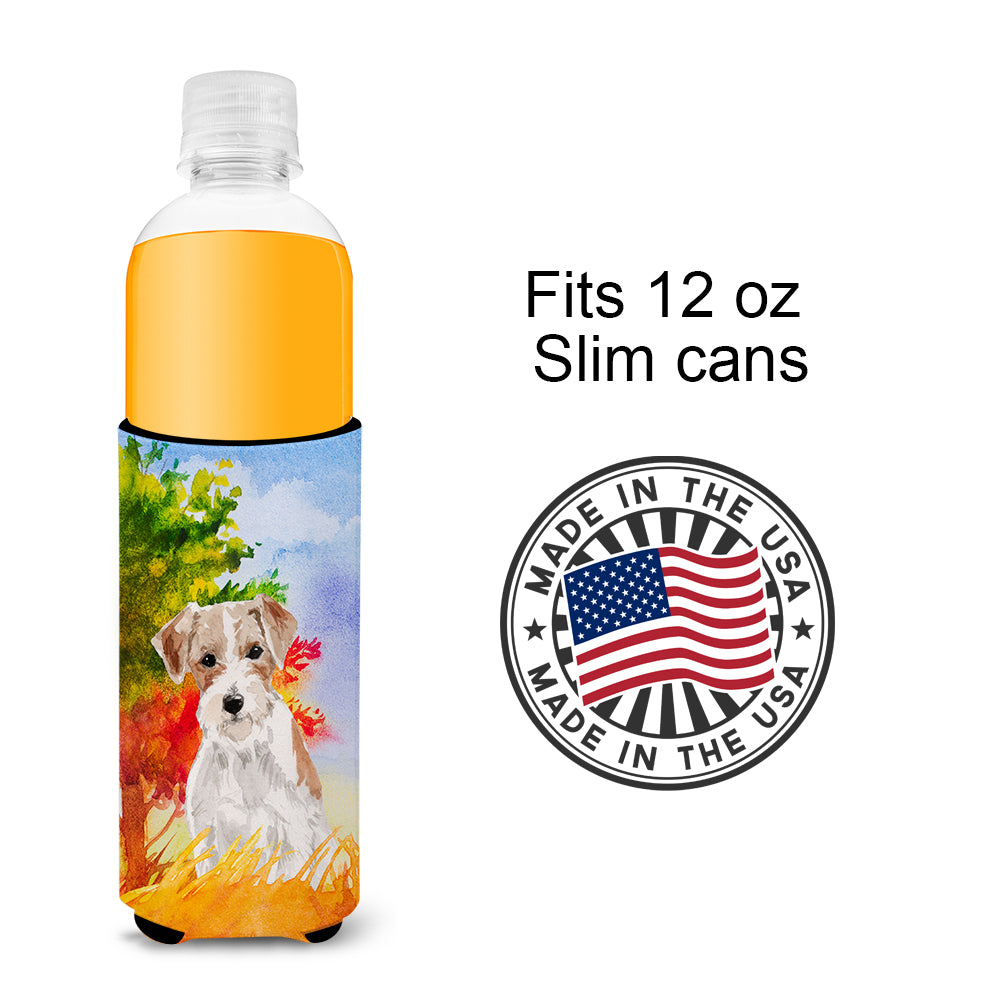 Jack Russell Terrier Fall  Ultra Hugger for slim cans CK1928MUK