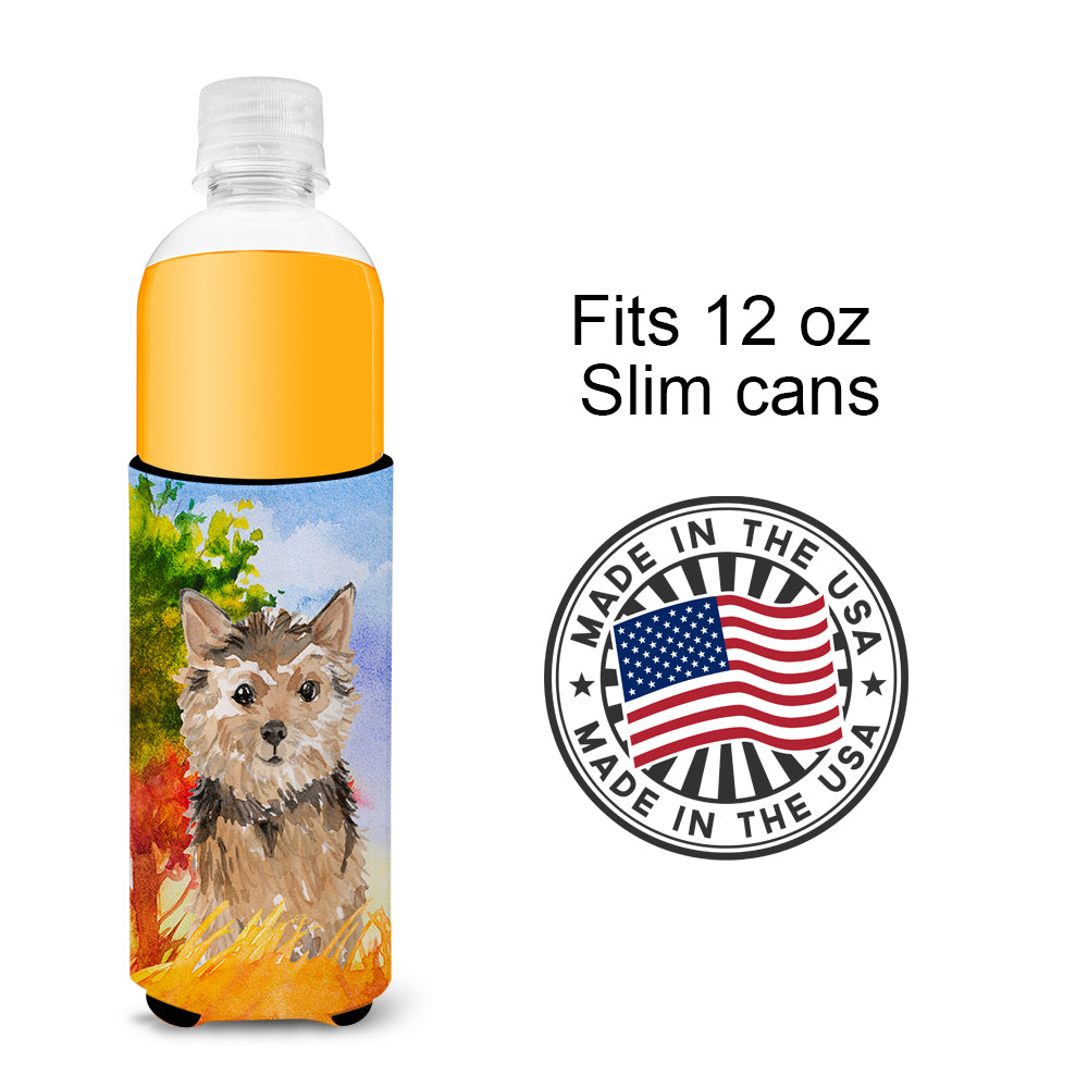 Fall Norwich Terrier  Ultra Hugger for slim cans CK1936MUK