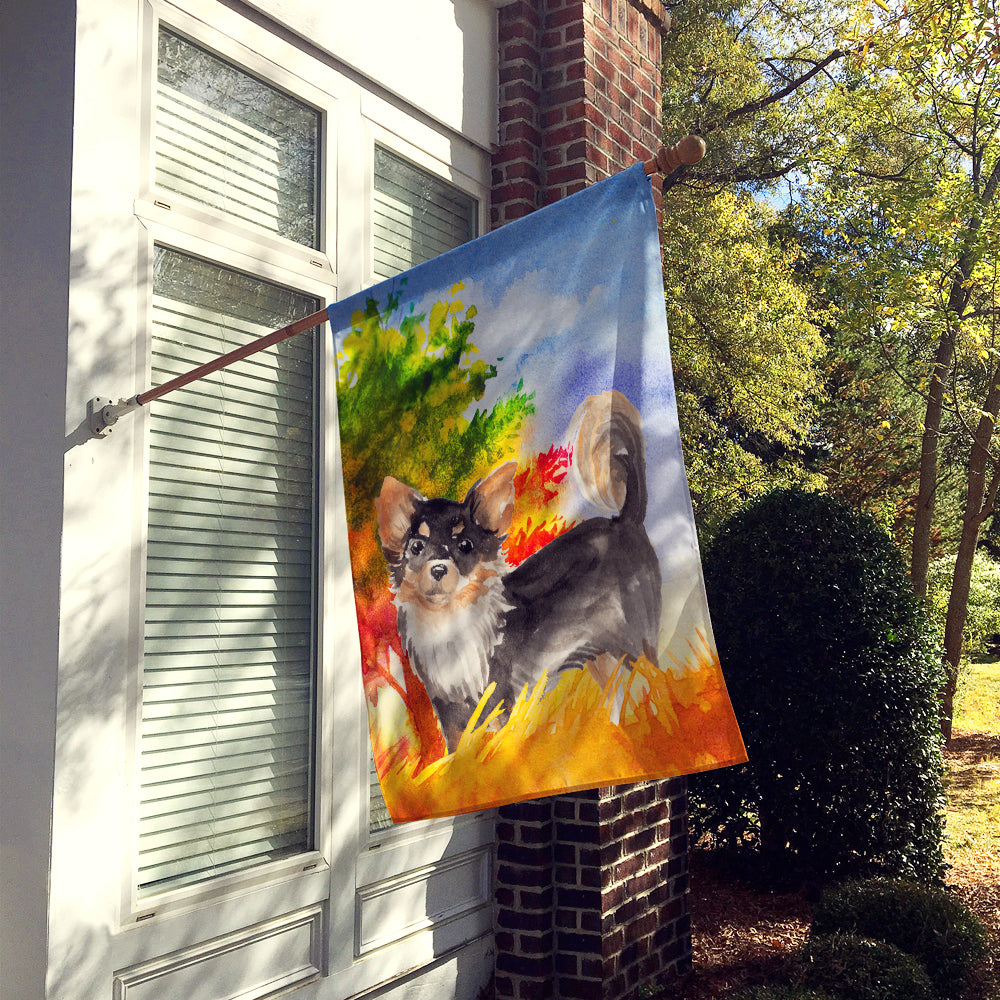 Fall Chihuahua Flag Canvas House Size CK1937CHF  the-store.com.