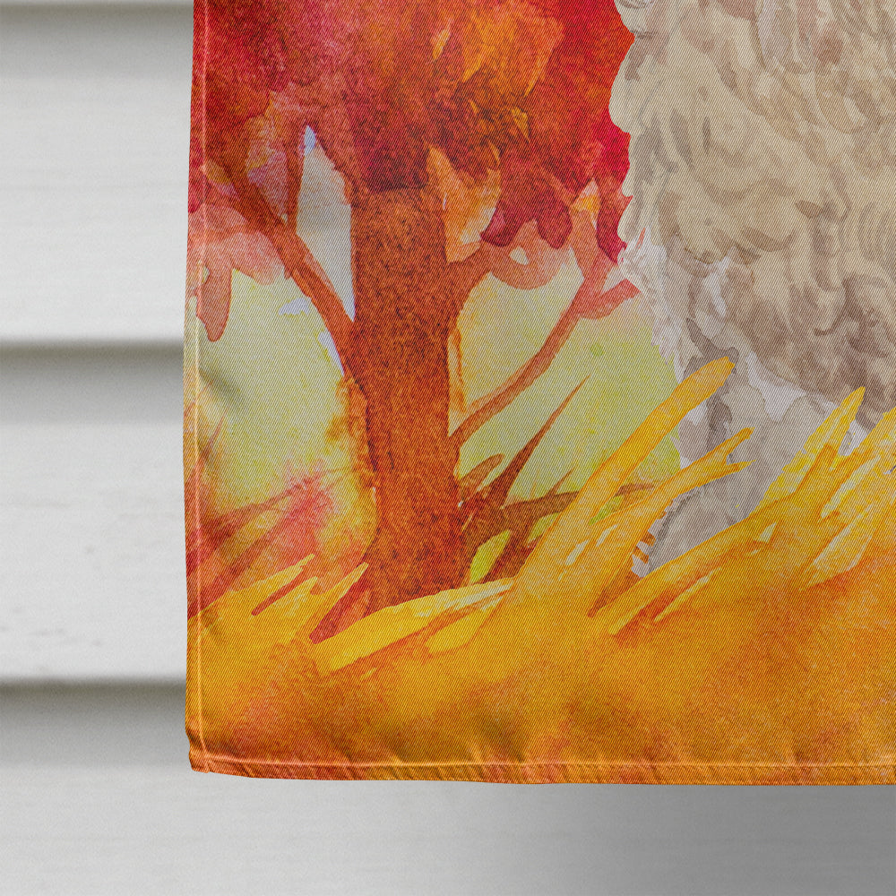 Fall Goldendoodle Flag Canvas House Size CK1949CHF  the-store.com.