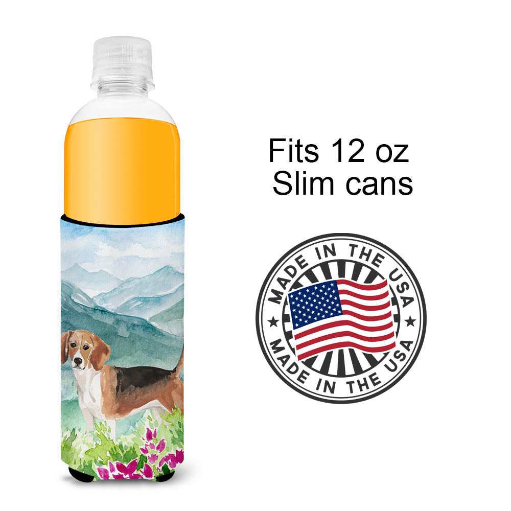 Mountian Flowers Beagle  Ultra Hugger for slim cans CK1994MUK