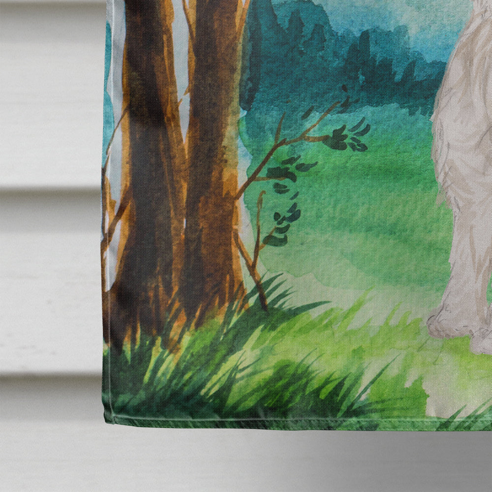Under the Tree Westie Flag Canvas House Size CK2000CHF  the-store.com.