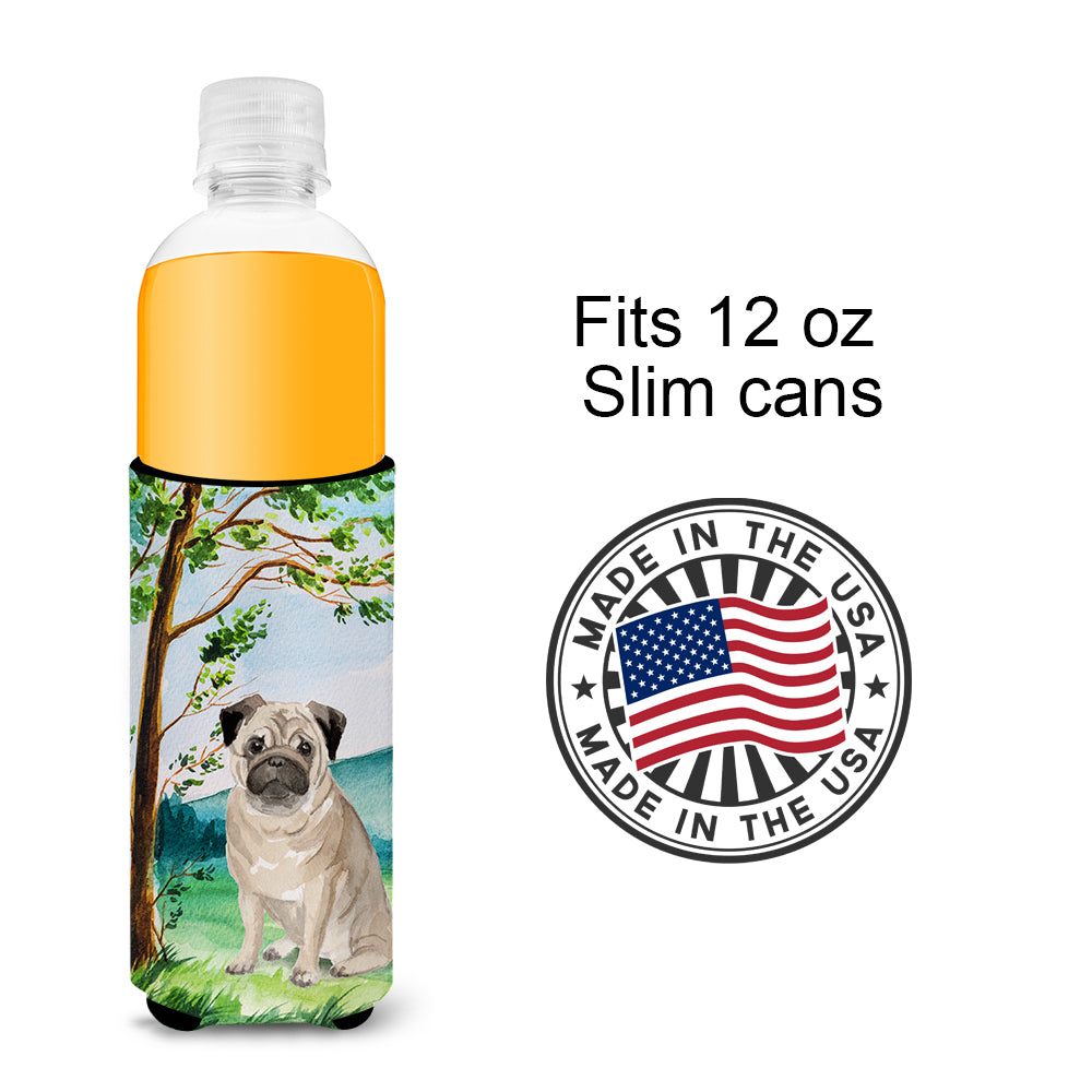 Under the Tree Fawn Pug  Ultra Hugger for slim cans CK2004MUK