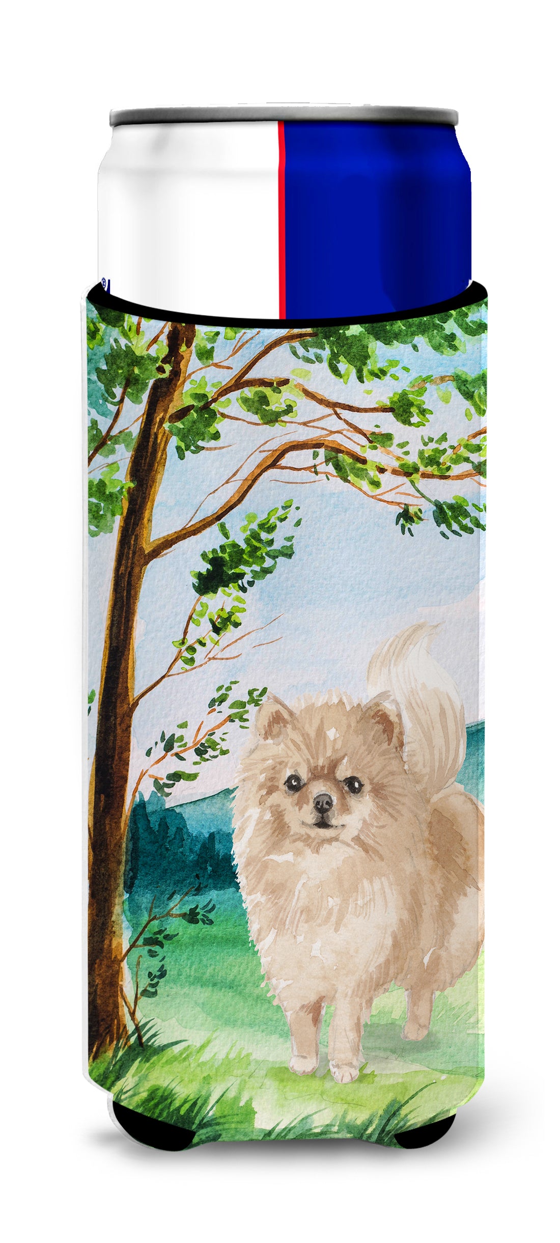 Under the Tree Pomeranian  Ultra Hugger for slim cans CK2005MUK  the-store.com.