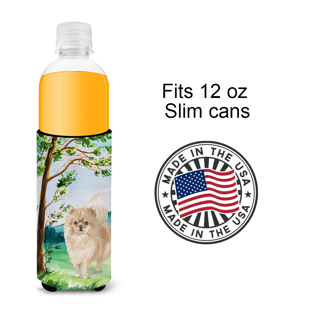 Under the Tree Pomeranian  Ultra Hugger for slim cans CK2005MUK