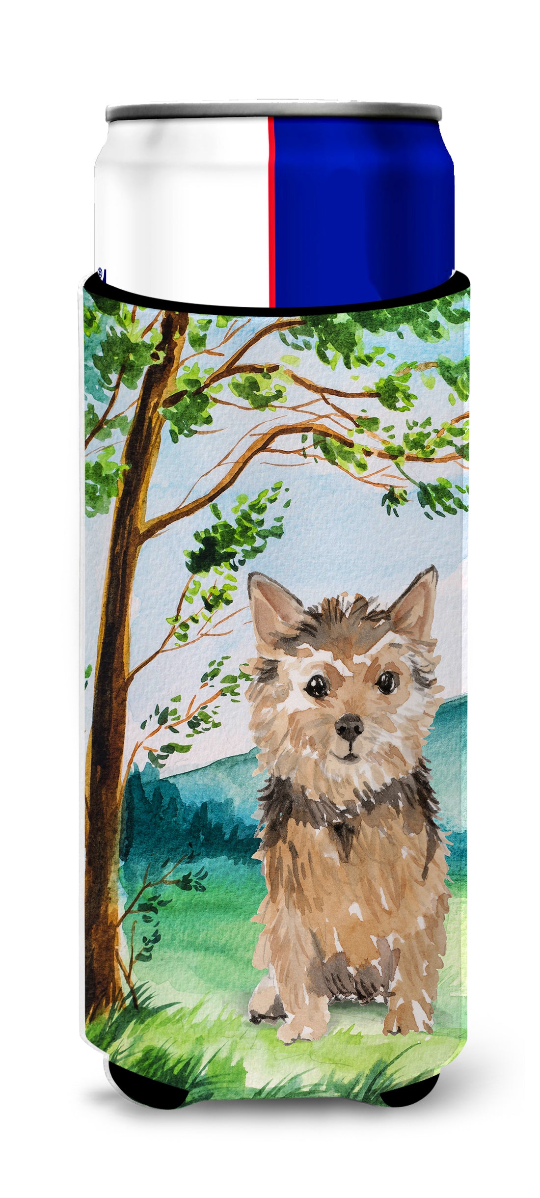 Under the Tree Norwich Terrier  Ultra Hugger for slim cans CK2006MUK