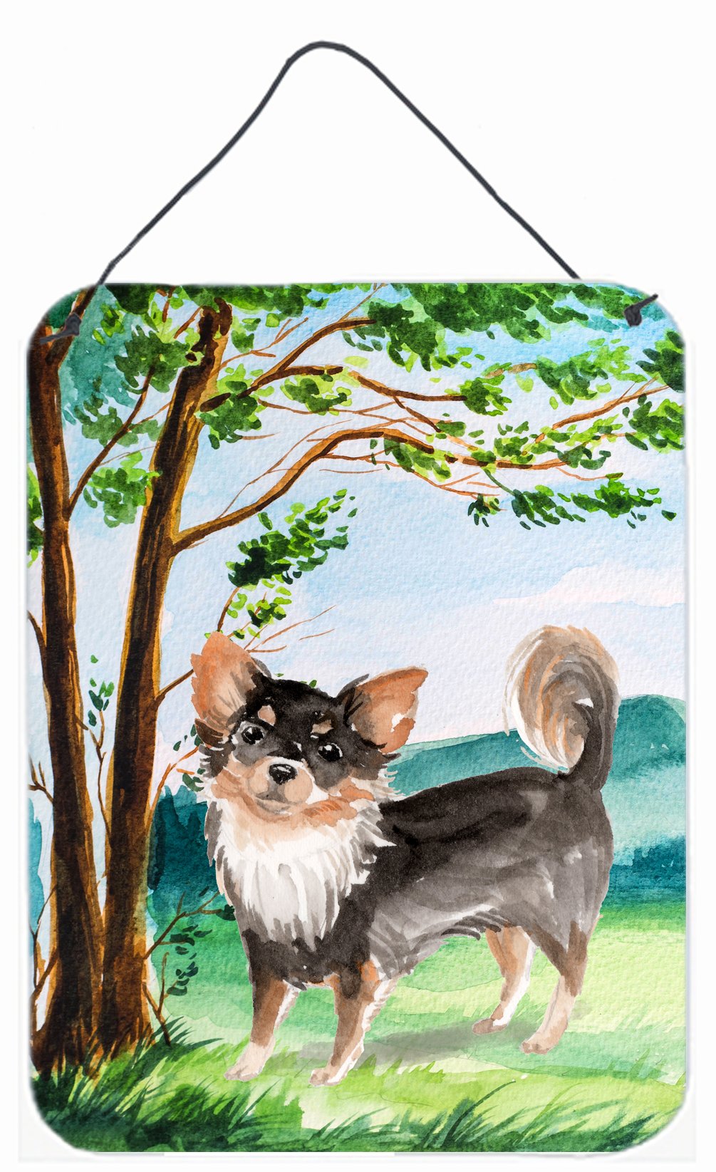 Under the Tree Chihuahua Wall or Door Hanging Prints CK2007DS1216 by Caroline&#39;s Treasures