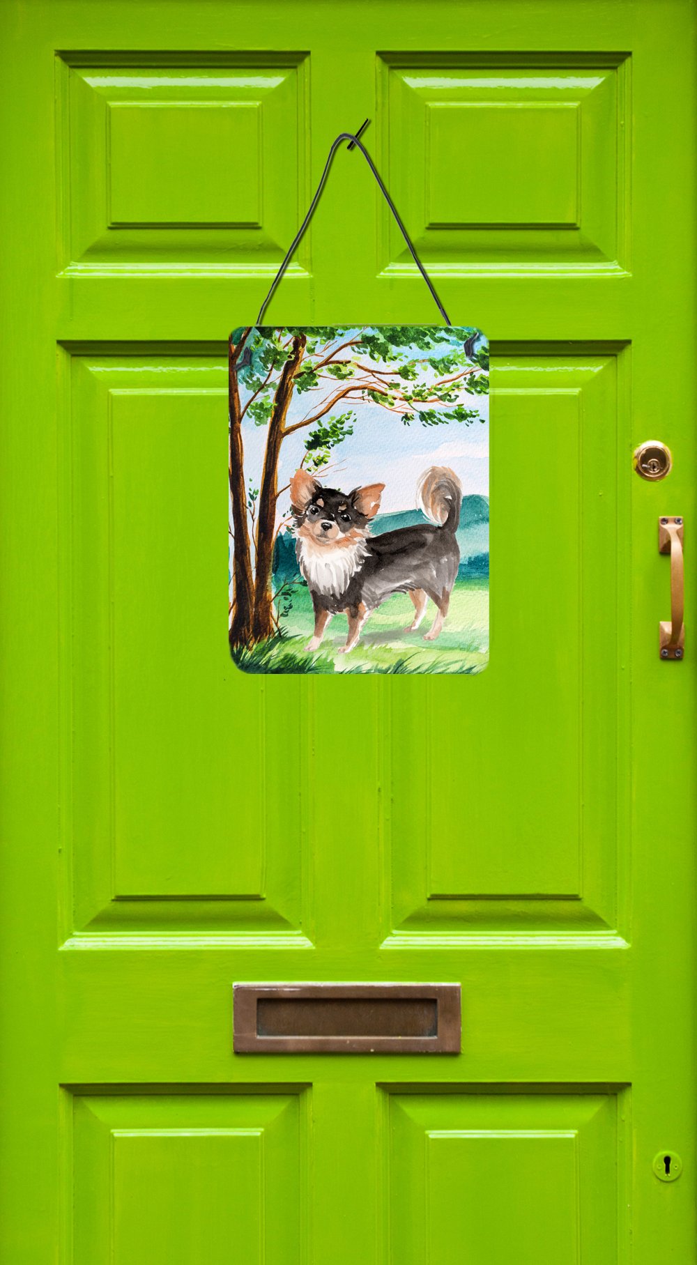 Under the Tree Chihuahua Wall or Door Hanging Prints CK2007DS1216 by Caroline's Treasures
