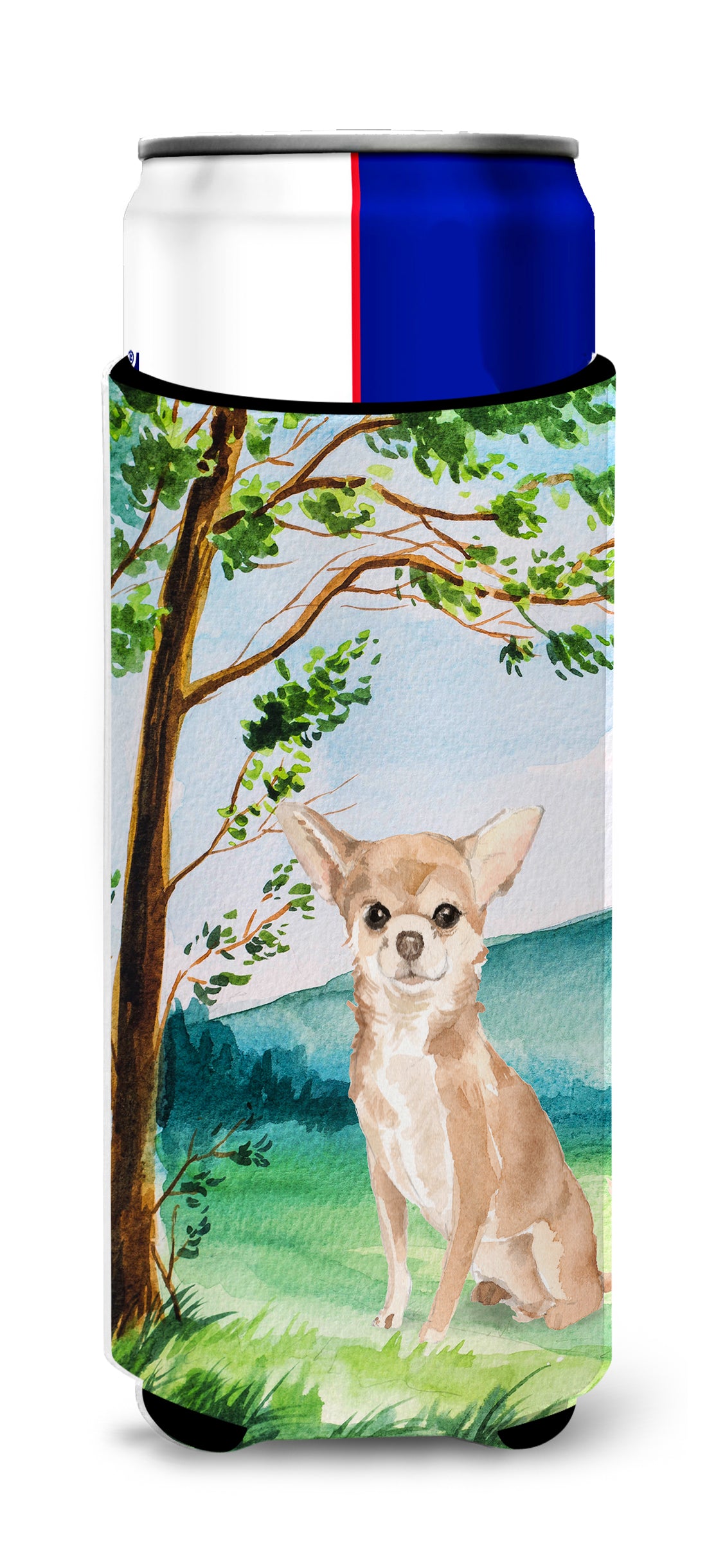 Under the Tree Chihuahua  Ultra Hugger for slim cans CK2018MUK  the-store.com.