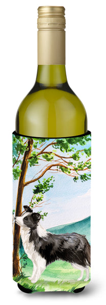 Under the Tree Border Collie Wine Bottle Beverage Insulator Hugger CK2025LITERK by Caroline's Treasures