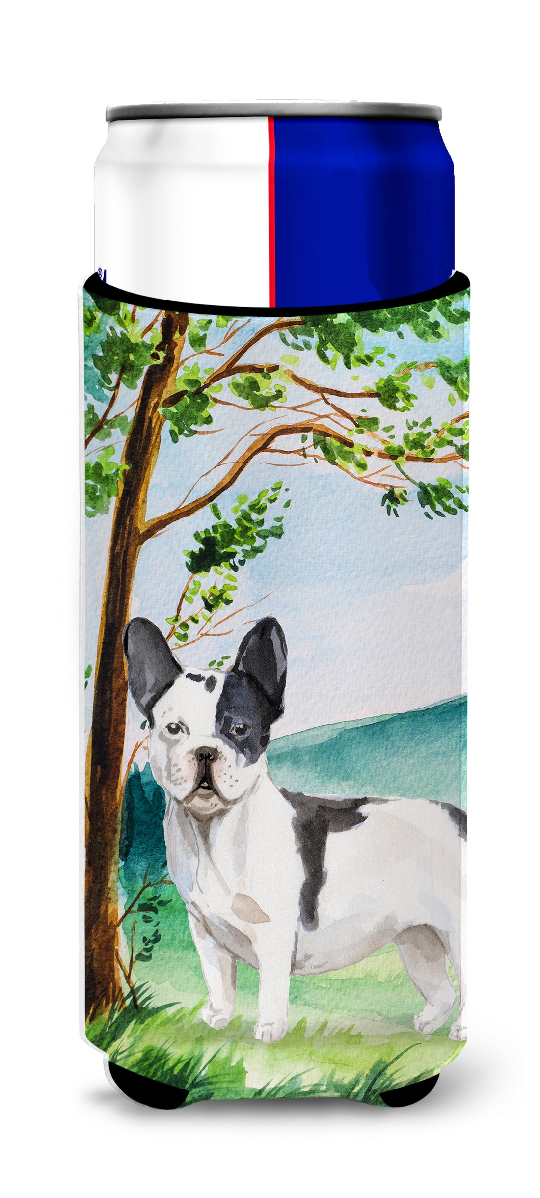 Under the Tree French Bulldog  Ultra Hugger for slim cans CK2026MUK  the-store.com.