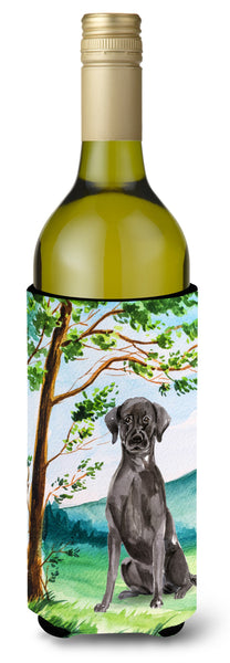 Under the Tree Black Labrador Wine Bottle Beverage Insulator Hugger CK2027LITERK by Caroline's Treasures