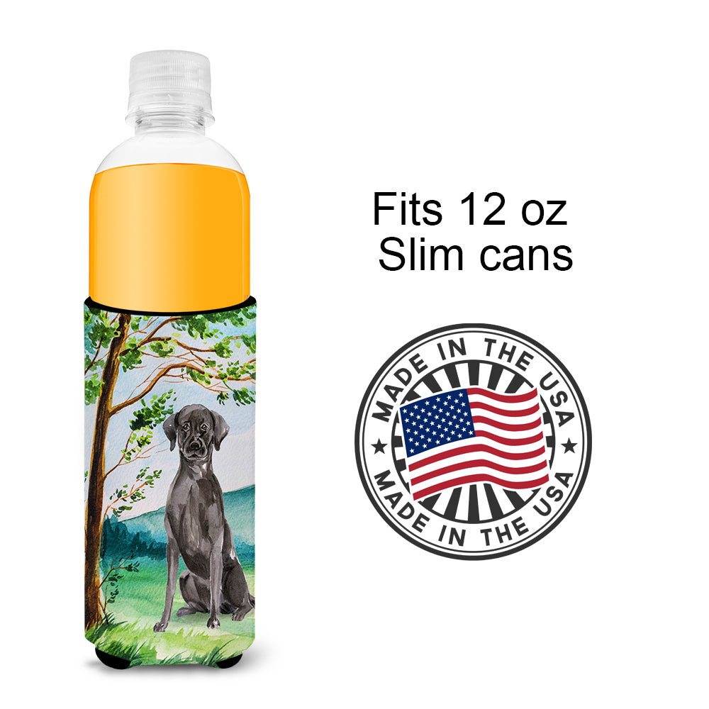 Under the Tree Black Labrador  Ultra Hugger for slim cans CK2027MUK