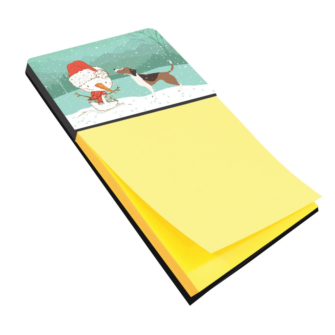 Beagle Snowman Christmas Sticky Note Holder CK2052SN by Caroline&#39;s Treasures