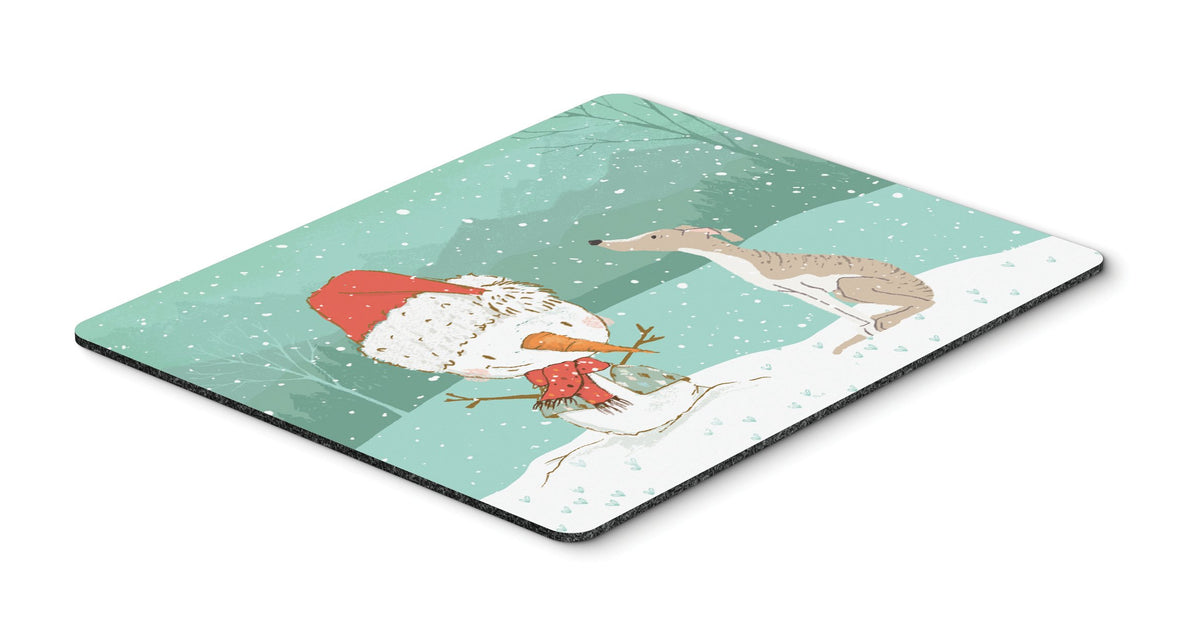 Whippet Snowman Christmas Mouse Pad, Hot Pad or Trivet CK2079MP by Caroline&#39;s Treasures