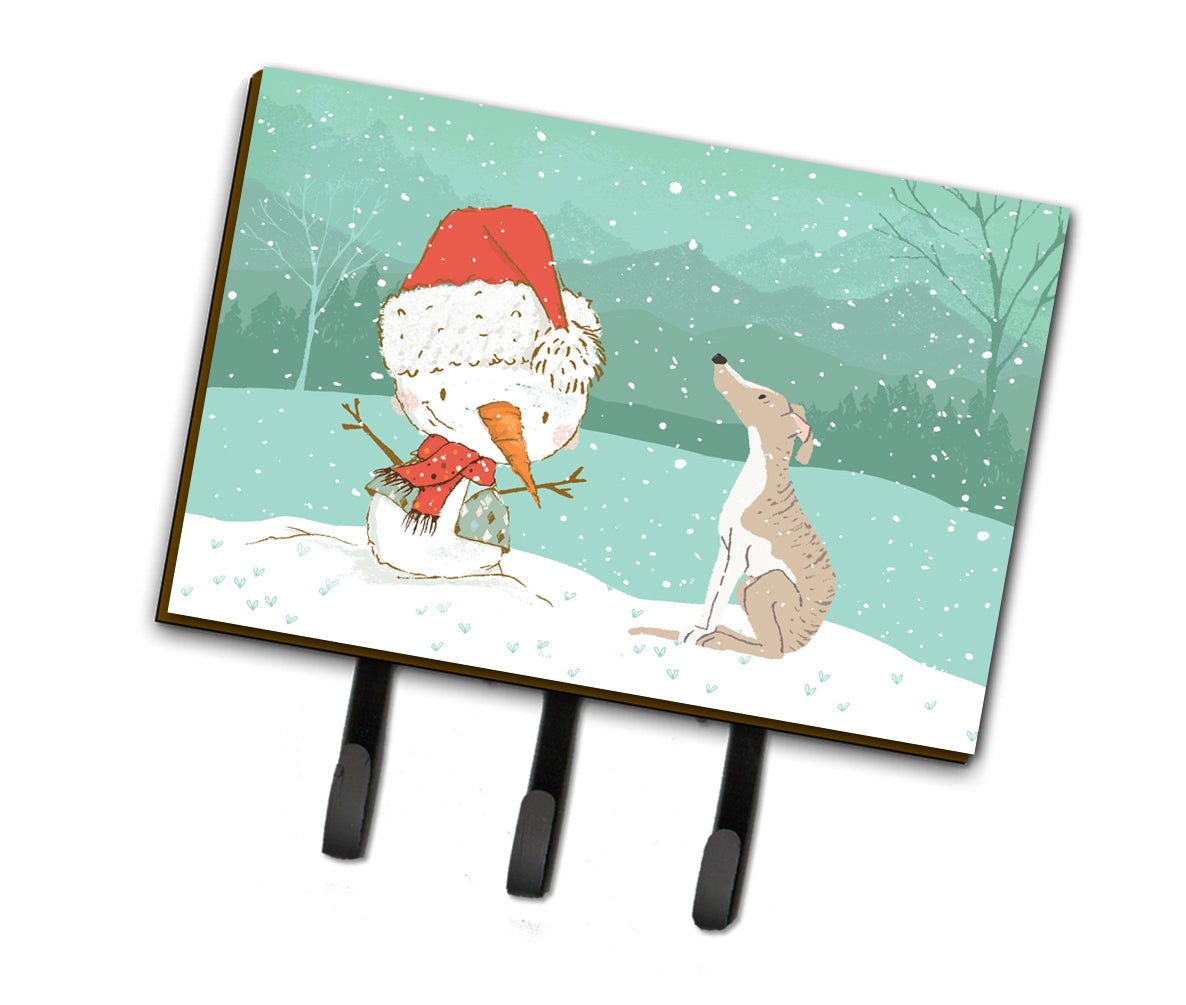 Whippet Snowman Christmas Leash or Key Holder CK2079TH68  the-store.com.